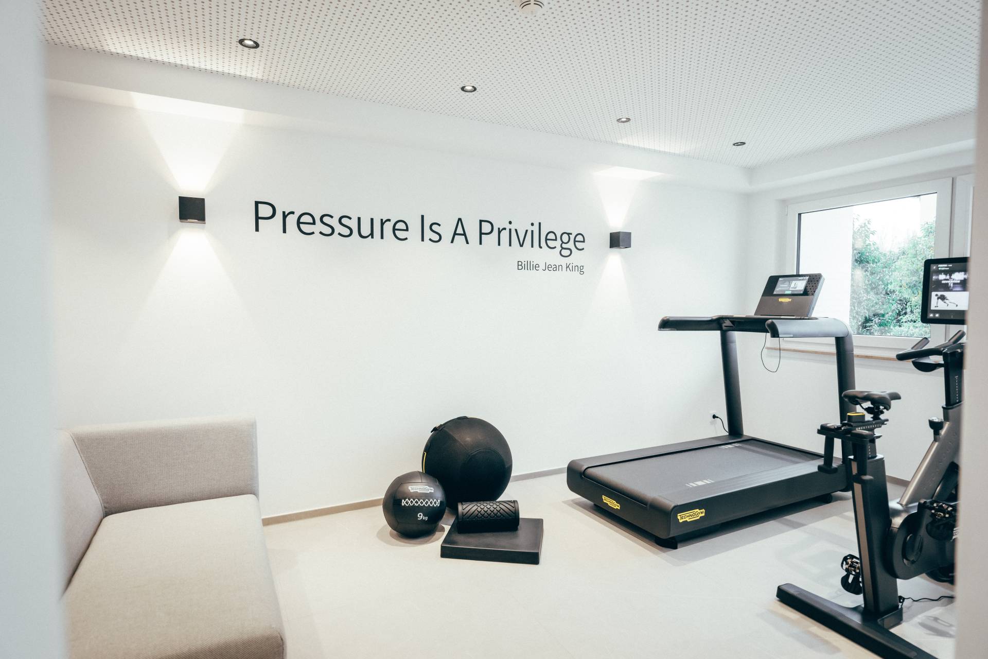 Fitnessraum im Hotel Weidenbrück