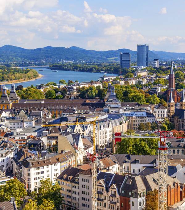Ausflüge und Sehenswürdigkeiten im Rheinland - Rheinstadt Bonn