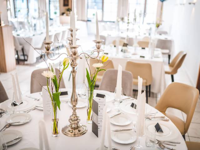 Festsaal im Hotel Weidenbrück