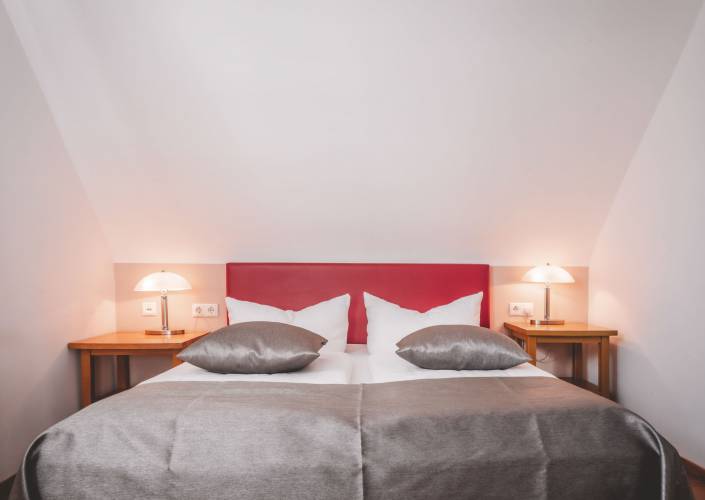 Kleines Doppelzimmer im Hotel Weidenbrück bei Euskirchen