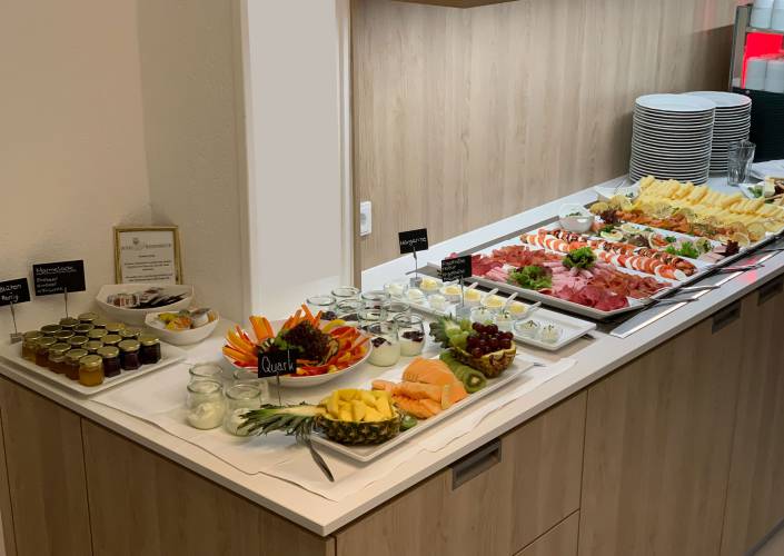 Frühstücksbuffet im Hotel Weidenbrück bei Euskirchen